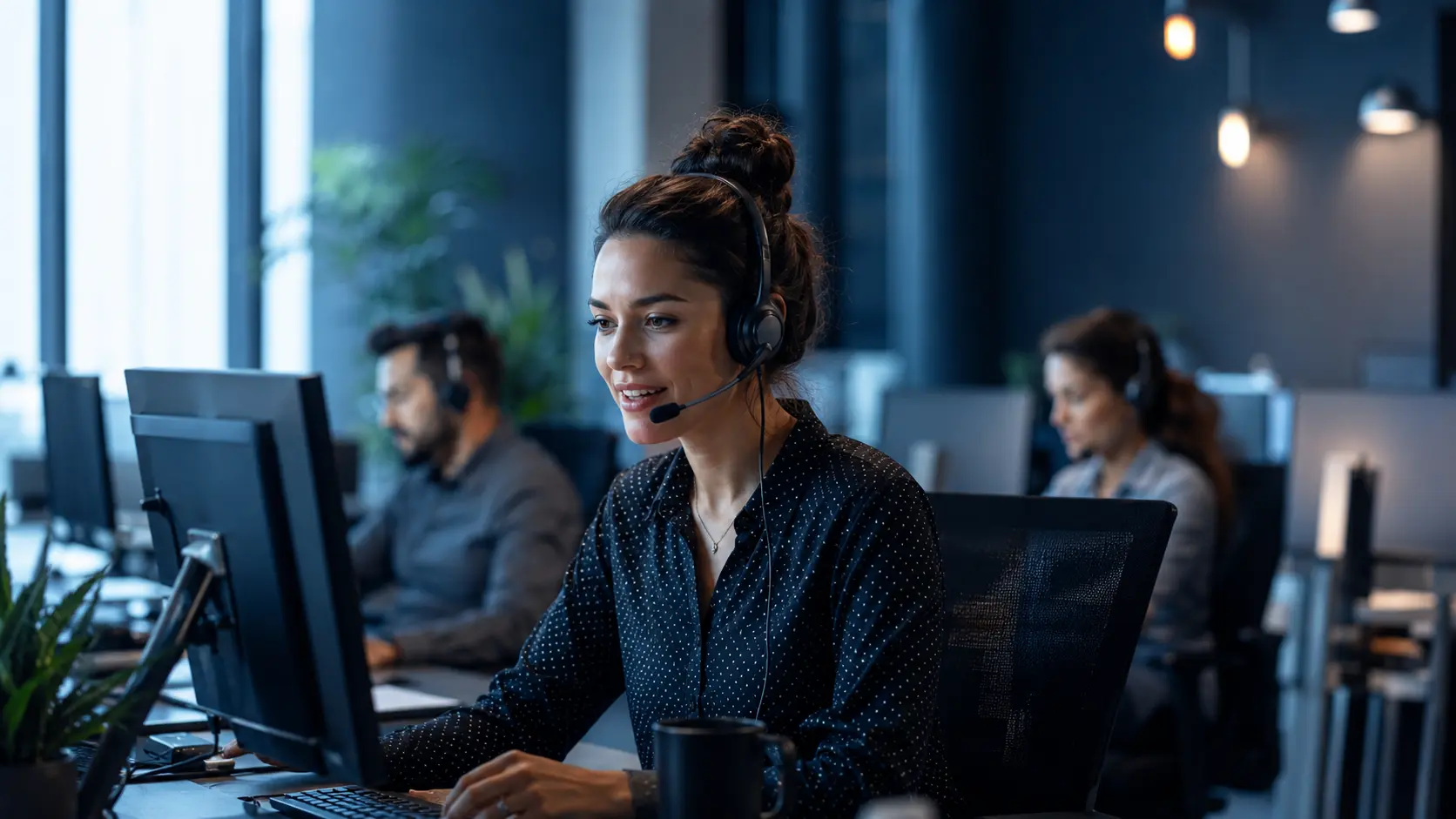 Customer service automation consulting — AI chatbot turning website visitors into leads