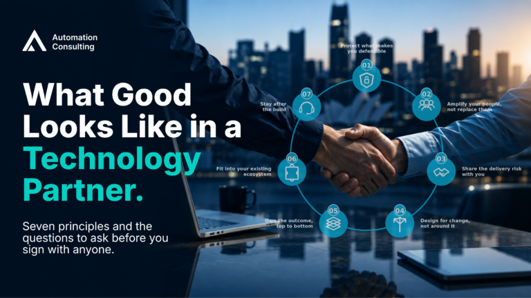 What Good Looks Like in a Technology Partner