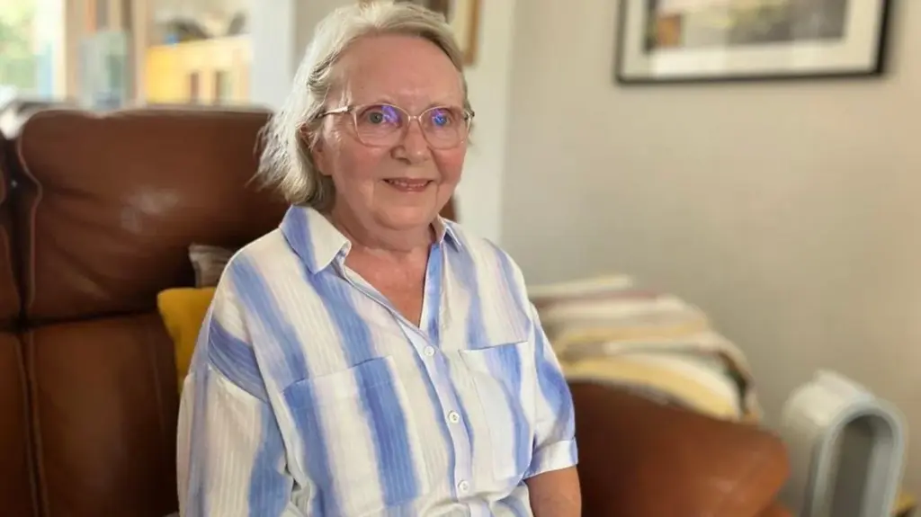 Judith Butterfield said the AI reception service at her GP practice could not understand her (Source: Olivia Richwald/BBC)