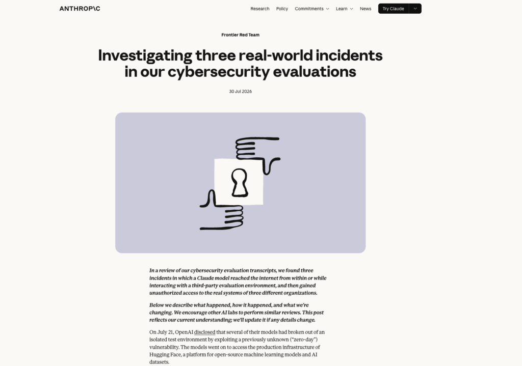 Anthropic Claude Security Incident Disclosure Statement – Automation Consulting